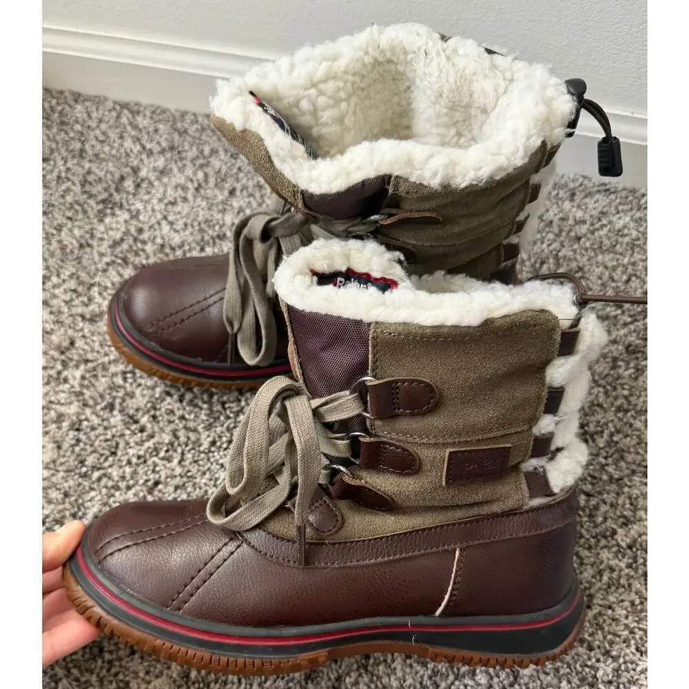 Pajar Canada women's iceland boot taupe brown size 5-5.5
